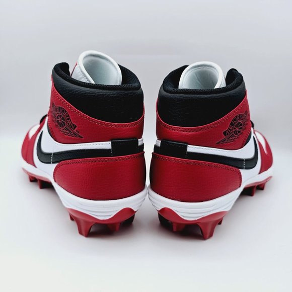 Nike Jordan 1 TD Mid Chicago Football Cleats FJ6805-106 main image 4